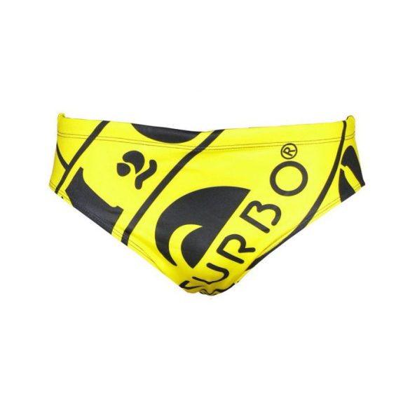 Turbo férfi vízilabdás úszó - H2O Zoom - sárga/fekete