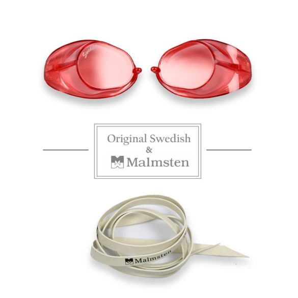 Eredeti Malmsten Svéd úszószemüveg-piros