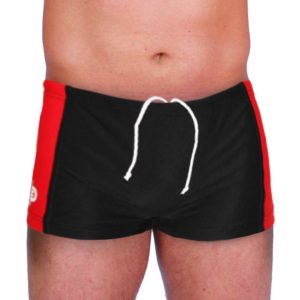 "Lycra" boxer-fekete/piros