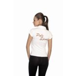Női póló-galléros-Diahorse Design 3-hímzett
