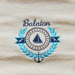 Törülköző-Balaton mintás (50x100)-bézs