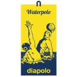 Szaunalepedő-Waterpolo (100x150 cm)-kék/sárga