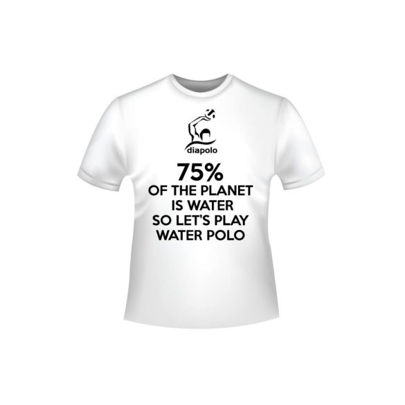 Póló-75% of the planet-fehér