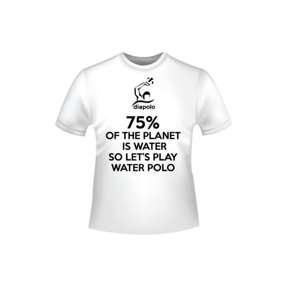 Póló-75% of the planet-fehér