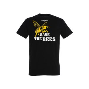 Póló-Save the bees-fekete 