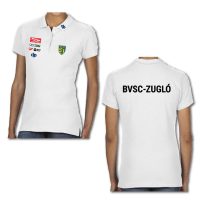 BVSC-Női galléros póló-fehér