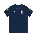 Magyar válogatott-Férfi környakú póló-navy kék (BARCELONA design 2018)