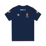 Magyar válogatott-Férfi környakú póló-navy kék (BARCELONA design 2018)