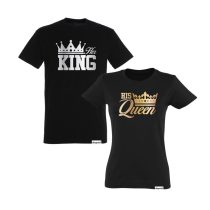 King & Queen páros póló (1+1)