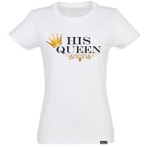 Női póló-His Queen-fehér