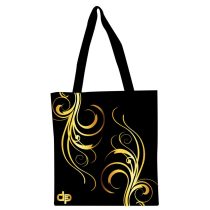 Bevásárló táska-Floral Gold-2 