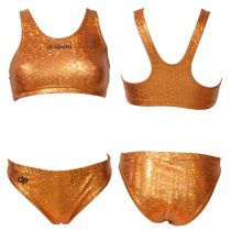 Vastag pántos bikini-Golden Flakes