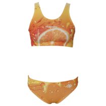 Vastag pántos bikini-Orange fruit