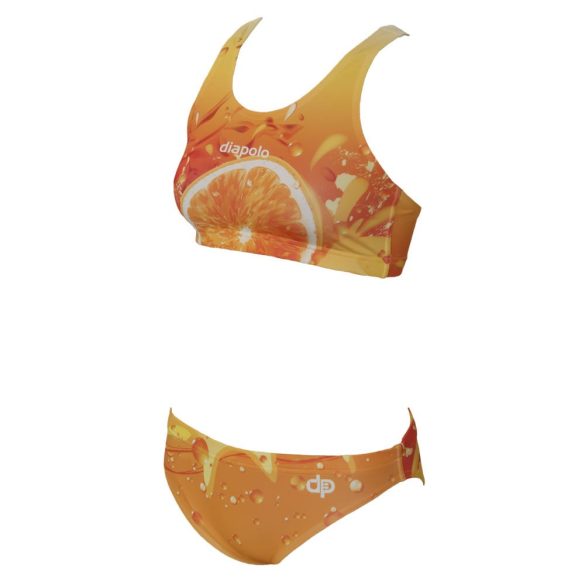 Vastag pántos bikini-Orange fruit