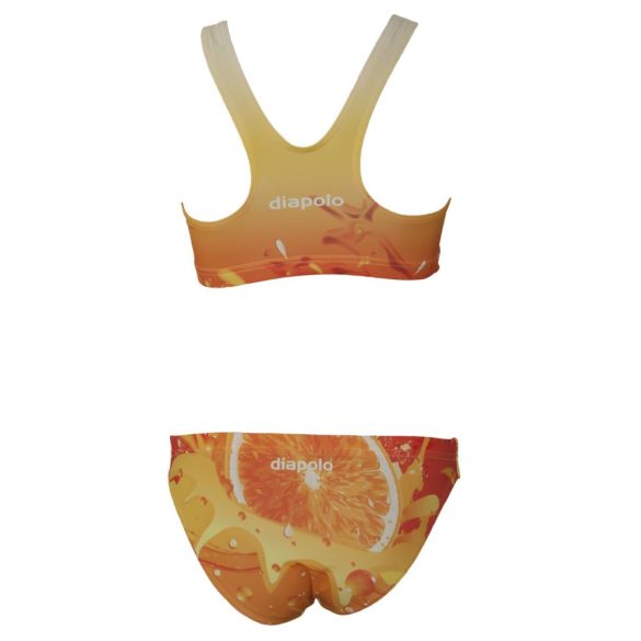 Vastag pántos bikini-Orange fruit