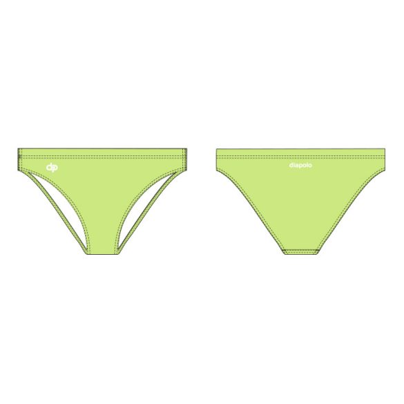 Klasszikus bikini alsó-Orchid 