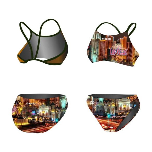 Vékony pántos bikini-Las Vegas