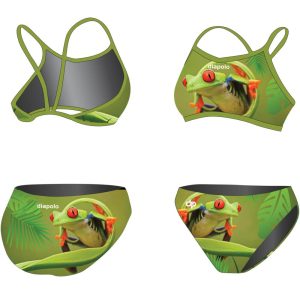 Vékony pántos bikini-Frog-1