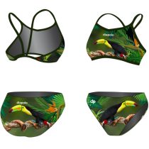 Vékony pántos bikini-Tucan