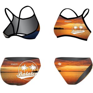 Vékony pántos bikini-Balaton Sunset