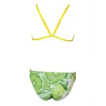Női vékony pántos bikini-Lemon Lime Fruit 