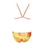 Női vékony pántos bikini-Orange Fruit