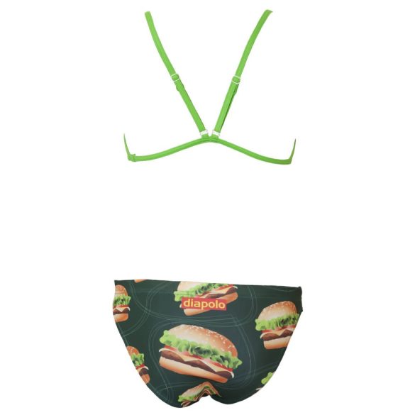Női vékony pántos bikini-Burger 