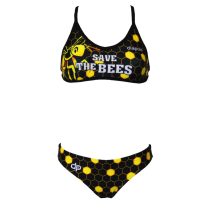 Vékony pántos bikini-Save the bees