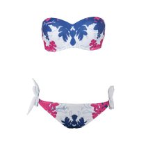 Női pánt nélküli bikini-Flower Power