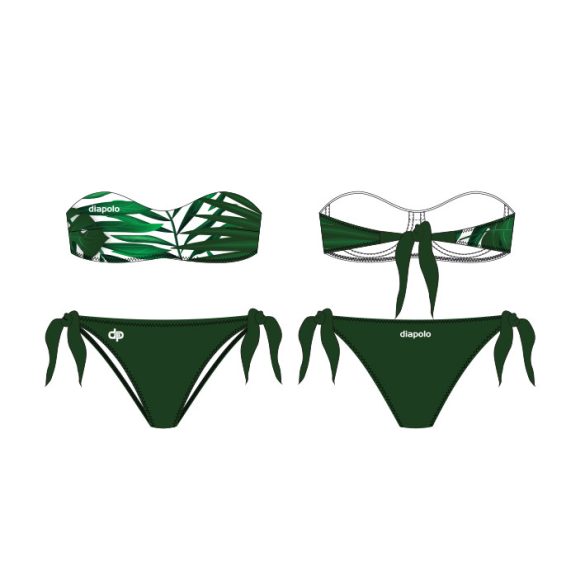 Pánt nélküli bikini-Leaf 