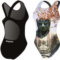 Lányka vastag pántos úszódressz-Buddha