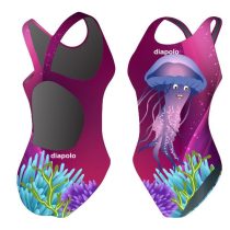 Lányka vastag pántos úszódressz-Jellyfish
