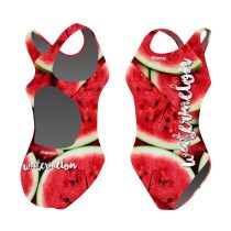 Lányka vastag pántos úszódressz-Watermelon