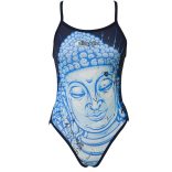 Lányka vékony pántos úszódressz-Buddha