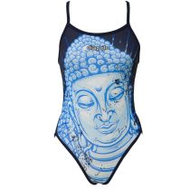 Lányka vékony pántos úszódressz-Buddha