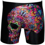 Férfi közép hosszú boxer-Psyho Skull