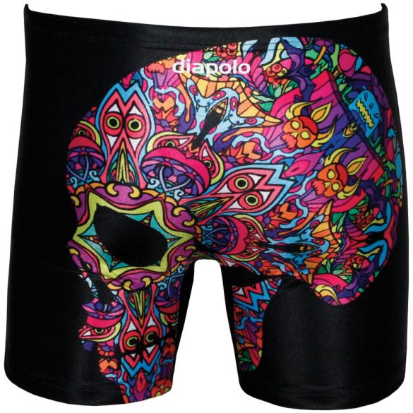 Férfi közép hosszú boxer-Psyho Skull