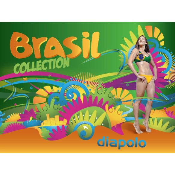Női vastag pántos úszódressz-Brazil-1