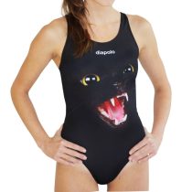 Női vastag pántos úszódressz-Wild Cat