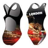 Női vastag pántos úszódressz-London-2