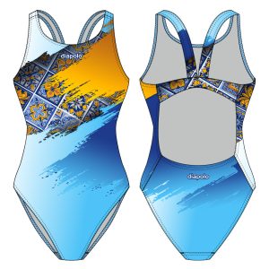 Női vastagpántos úszódressz SUMMER 3