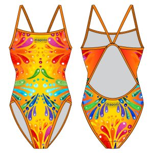 Női vékonypántos úszódressz SUMMER1