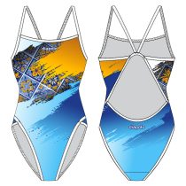 Női vékonypántos úszódressz SUMMER 3