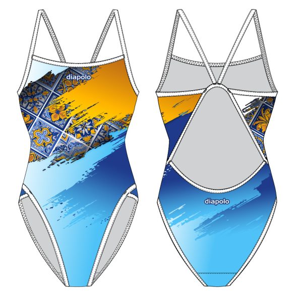 Női vékonypántos úszódressz SUMMER 3