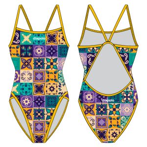 Női vékonypántos úszódressz SUMMER4