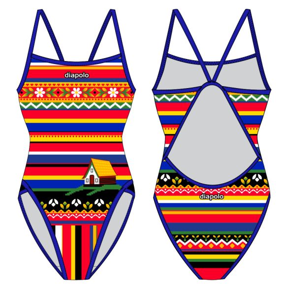 Női vékonypántos úszódressz SUMMER5