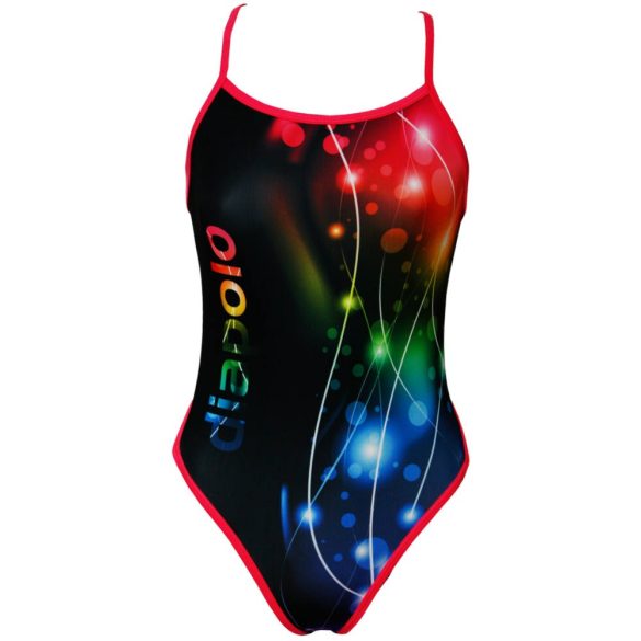 Női vékony pántos úszódressz-Lightcolor