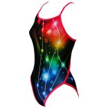 Női vékony pántos úszódressz-Lightcolor