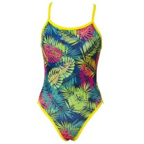 Női vékony pántos úszódressz-Tropical 2